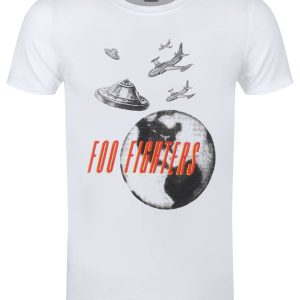 Foo Fighters UFO Men’s White T-Shirt