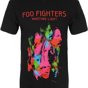 Foo Fighters Wasting Light Mens Black T Shirt 1