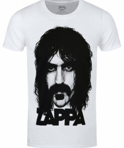 Frank Zappa Big Face Mens White T Shirt 1