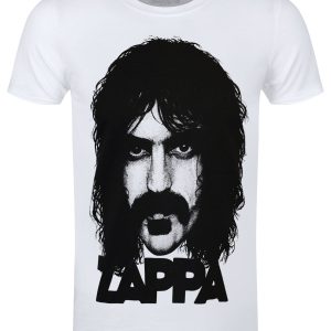 Frank Zappa Big Face Men’s White T-Shirt