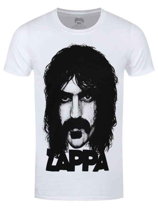 Frank Zappa Big Face Men’s White T-Shirt