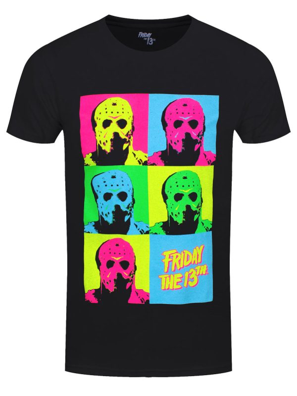 Friday the 13th – Jason Pop Art Men’s Black T-Shirt