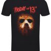 Friday the 13th Mask Men’s Black T-Shirt