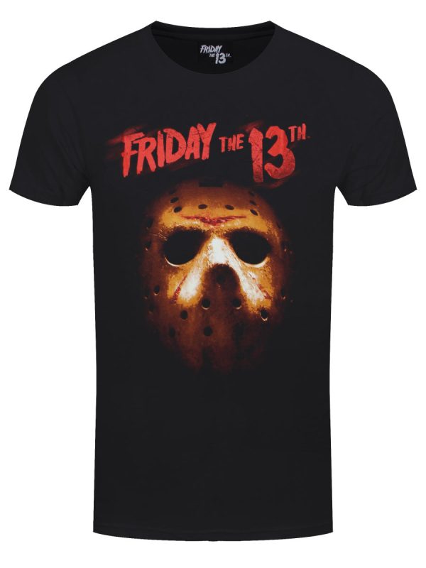 Friday the 13th Mask Men’s Black T-Shirt