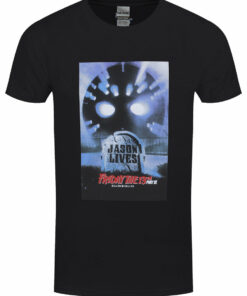 Friday the 13th Part VI Jason Lives Mens Black T Shirt 1