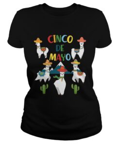 Funny Cinco De Mayo Llama Men Women T shirt 1