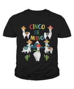 Funny Cinco De Mayo Llama Men Women T shirt 4