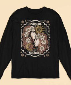 Gemini Zodiac Long Sleeve Shirt 1