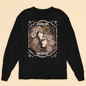 Gemini Zodiac Long Sleeve Shirt 1