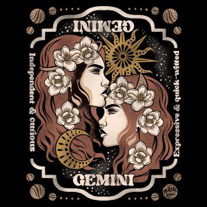 Gemini Zodiac T Shirt 1