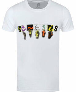 Genesis Characters Logo Mens White T Shirt 1