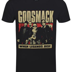 Godsmack Legends Photo Mens Black T Shirt 1