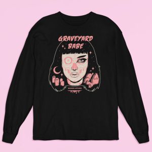 Graveyard Babe Long Sleeve Shirt