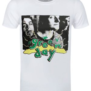 Green Day Dookie Photo Men’s White T-Shirt