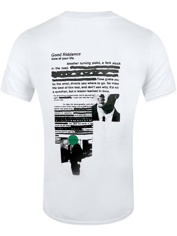 Green Day Good Riddance Men’s White T-Shirt