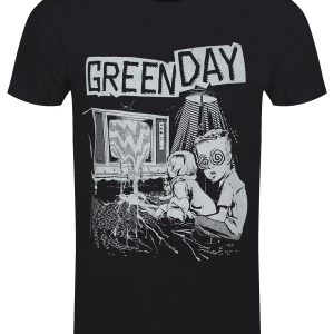 Green Day TV Wasteland Mens Black T Shirt 1