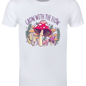 Grow With The Flow Men’s White T-Shirt