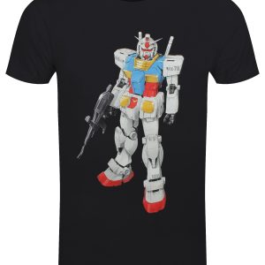 Gundam Standing Men’s Black T-Shirt