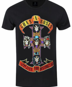 Guns N Roses Appetite For Destruction Mens Black T Shirt 1
