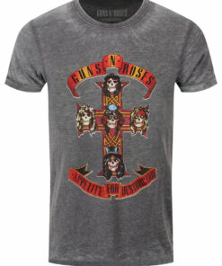 Guns N Roses Appetite For Destruction Mens Burnout T Shirt 1