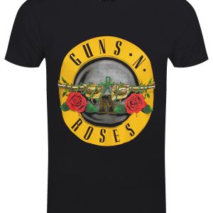 Guns N Roses Classic Logo Mens Black T Shirt 1