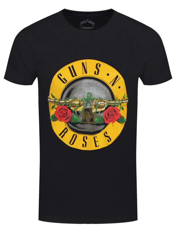 Guns N Roses Classic Logo Men’s Black T-Shirt