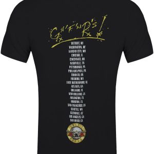 Guns N Roses Not In This Lifetime Tour Mens Black T-Shirt