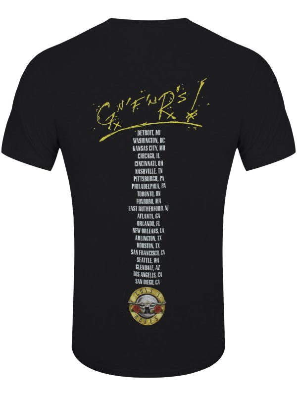 Guns N Roses Not In This Lifetime Tour Mens Black T-Shirt