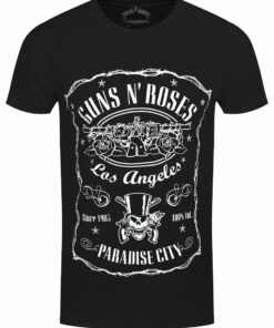 Guns N Roses Paradise City Mens Black T Shirt 1