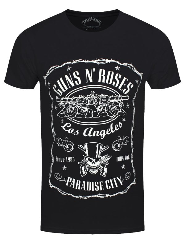 Guns N Roses Paradise City Men’s Black T-Shirt