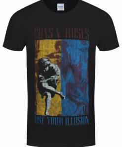 Guns N Roses Use Your Illusion Mens Black T Shirt 1