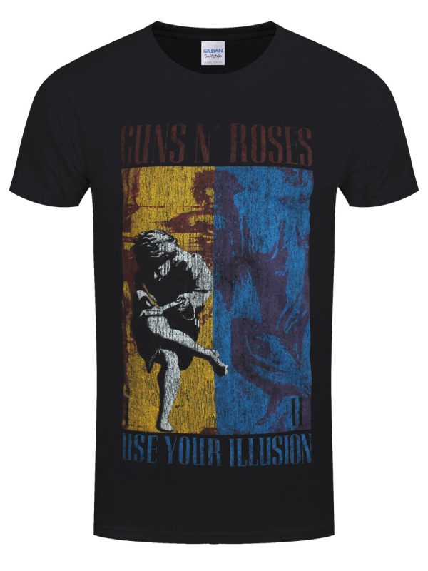 Guns N Roses Use Your Illusion Men’s Black T-Shirt