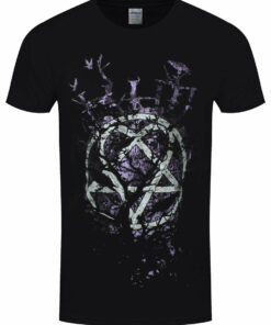 HIM Crows Mens Black T Shirt 1