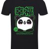 Handa Panda Happiness Men’s Black T-Shirt