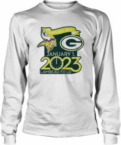 Happy New Years Packers Vs Vikings Jan 1 2023 Lambeau Field Gameday shirt 3