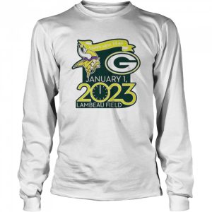 Happy New Years Packers Vs Vikings Jan 1 2023 Lambeau Field Gameday shirt 3