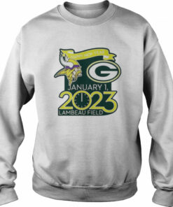 Happy New Years Packers Vs Vikings Jan 1 2023 Lambeau Field Gameday shirt 4