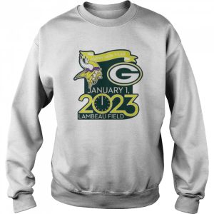 Happy New Years Packers Vs Vikings Jan 1 2023 Lambeau Field Gameday shirt 4