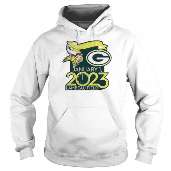 Packers Vs Vikings Jan 1 Match-Up happy new year gameday vs January 1st  2023 lambeau filed shirt - Ironmantee Premium ™ LLC