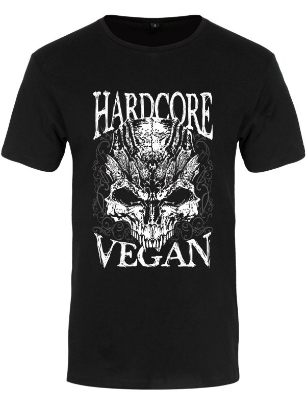 Hardcore Vegan Men’s Premium Black T-Shirt