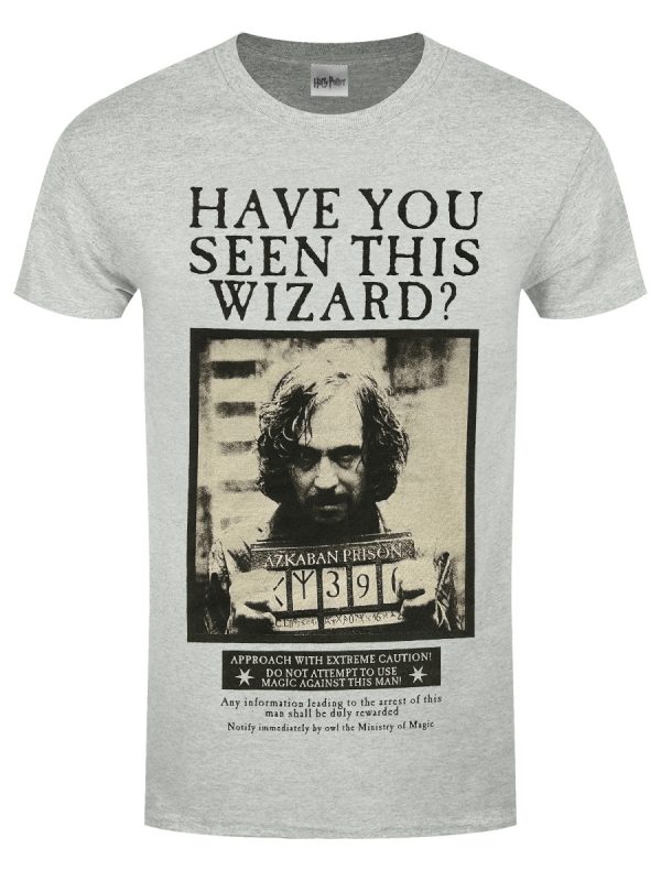 Harry Potter Sirius Black Poster Men’s Heather Grey T-Shirt