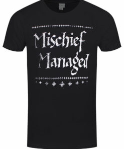 Harry Potter Solemnly Swear Mens Black T Shirt 1