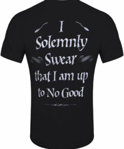 Harry Potter Solemnly Swear Mens Black T Shirt 2