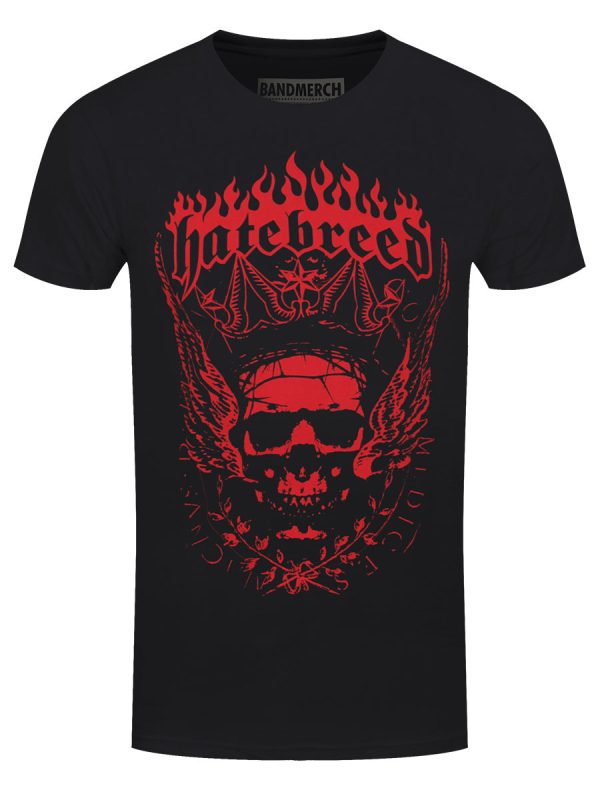 Hatebreed Crown Men’s Black T-Shirt