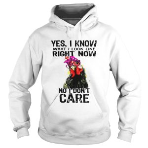 Hen yes I know what I look like right now no I don’t care shirt