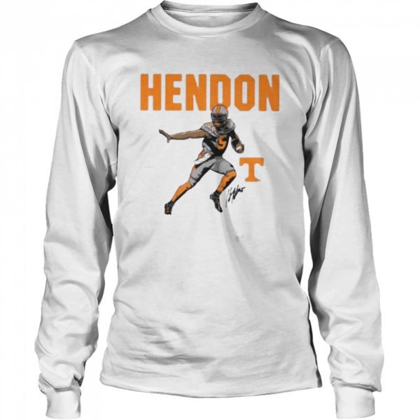 Hendon Hooker Tennessee Volunteers signature pose shirt