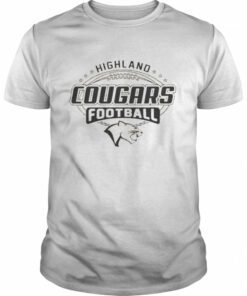 Highland Cougars Football 2022 logo shirt 1