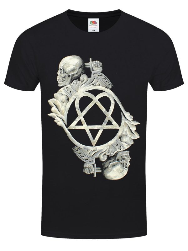 Him Bone Sculpute Men’s Black T-Shirt