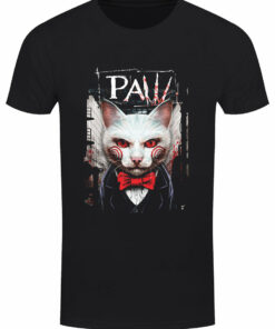 Horror Paw Mens Black T Shirt 1
