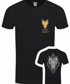 House Of The Dragon Emblem Mens Black T Shirt 1
